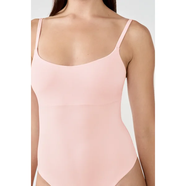 Body en microfibre avec brassière intègrée
