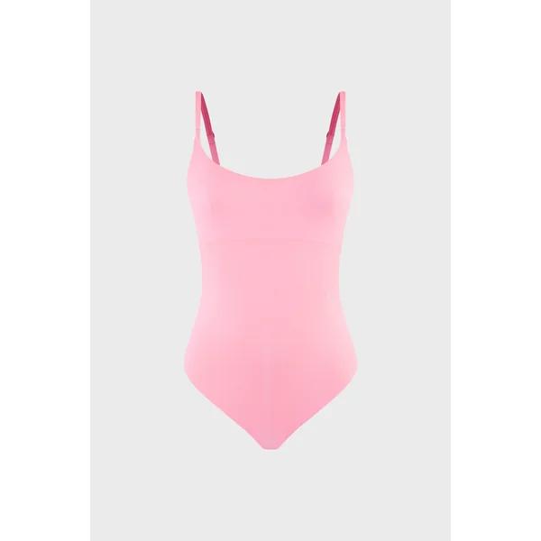 Body en microfibre avec brassière intégrée