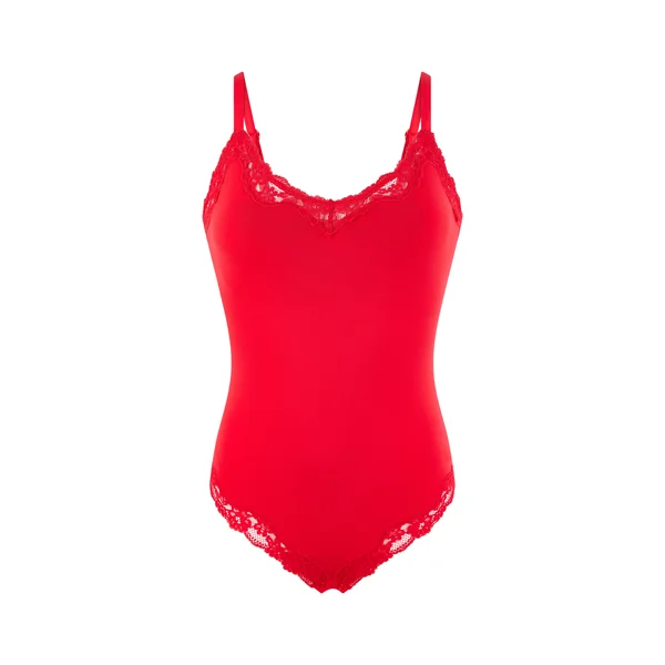 Body en microfibre et dentelle