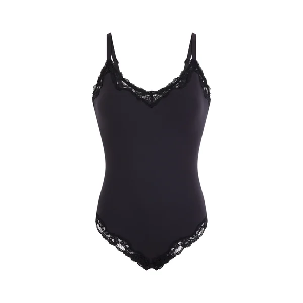 Body en microfibre et dentelle
