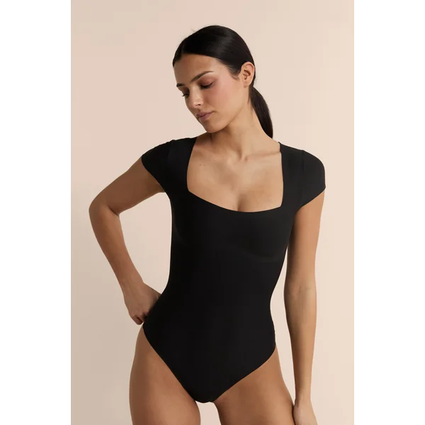 Body manches courtes avec pads amovibles