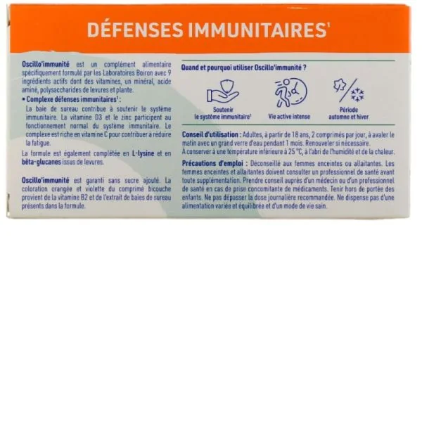 BOIRON OSCILLO IMMUNITE Complexe Multi-Actifs 60 comprimés