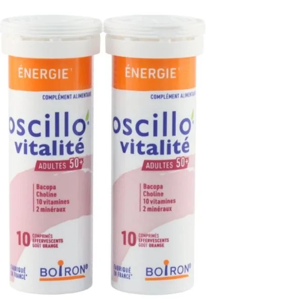 BOIRON OSCILLO VITALITE ADULTES 50+ 20 comprimés