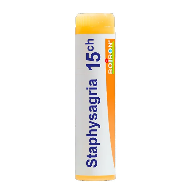 Boiron Staphysagria 15CH Dose 200 Globules