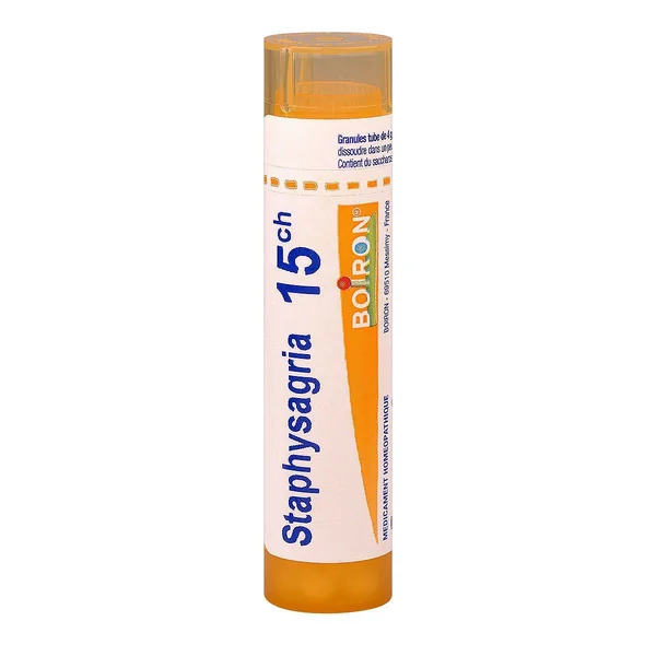 Boiron Staphysagria 15CH Tube 80 Granules