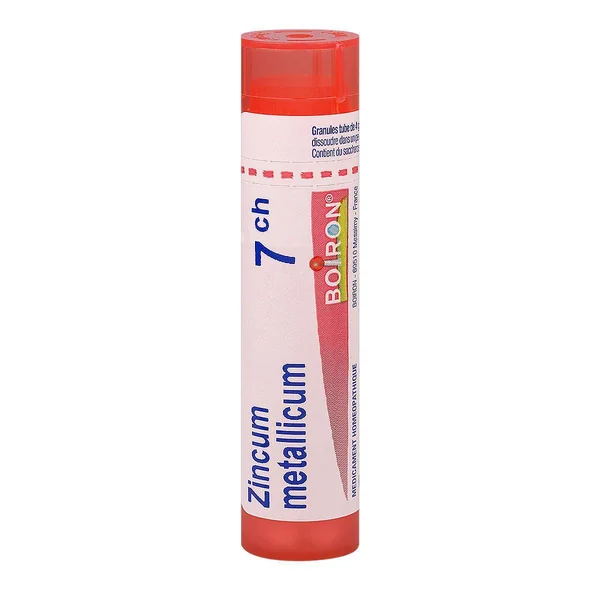 Boiron Zincum Metallicum 7CH Tube 80 Granules
