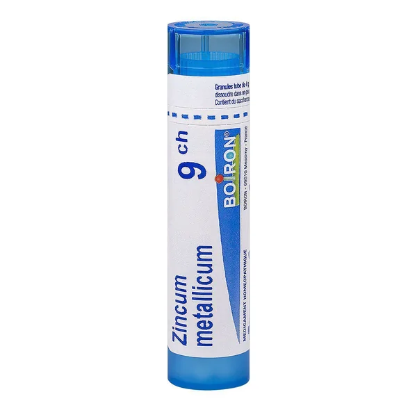 Boiron Zincum Metallicum 9CH Tube 80 Granules