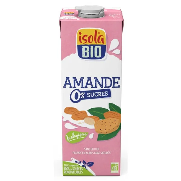 Boisson amande 0% sucre 1L
