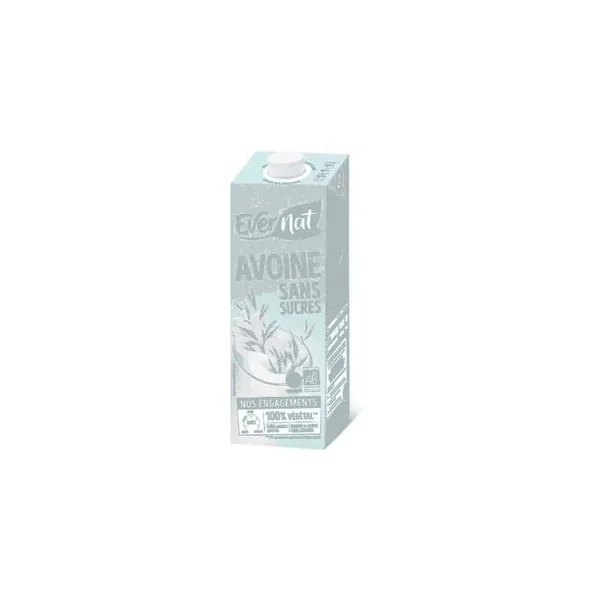 Boisson avoine sans sucre 1L bio Evernat