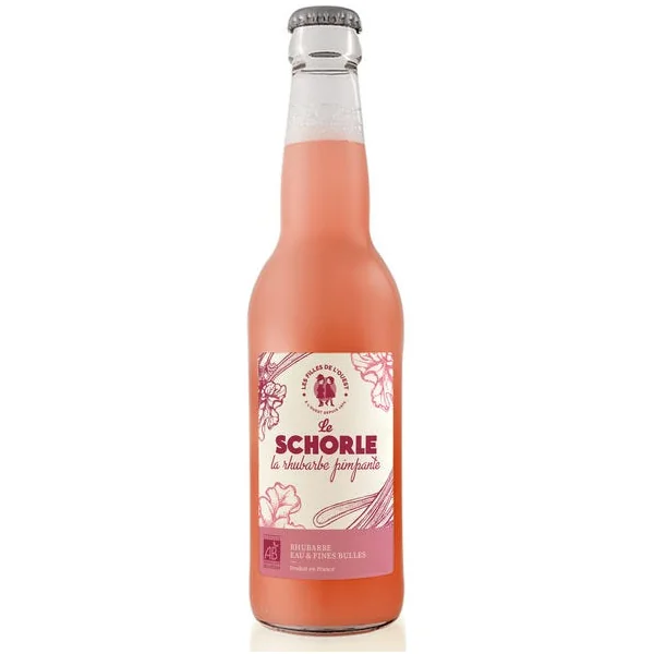 Boisson pétillante rhubarbe 33cl