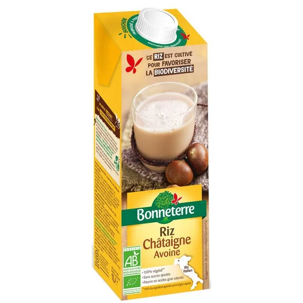 Boisson riz châtaigne avoine 1L