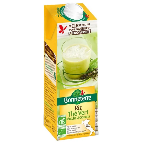 Boisson riz thé vert Matcha & Sencha 1L