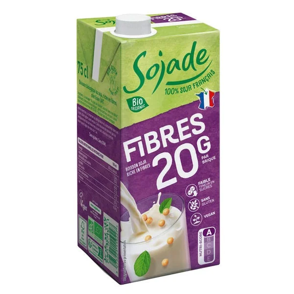 Boisson soja fibres 75cl