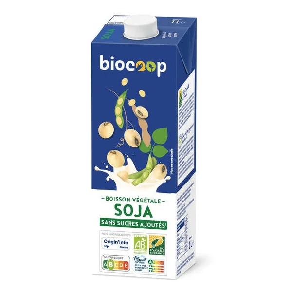 Boisson soja sans sucre 1L