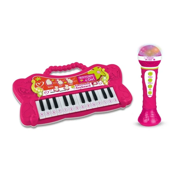 Bontempi Ensemble mini clavier et microphone karaoké