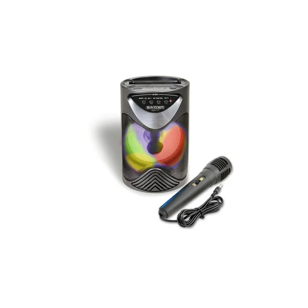 Bontempi Haut-parleur sans fil avec microphone et éclairage RGB