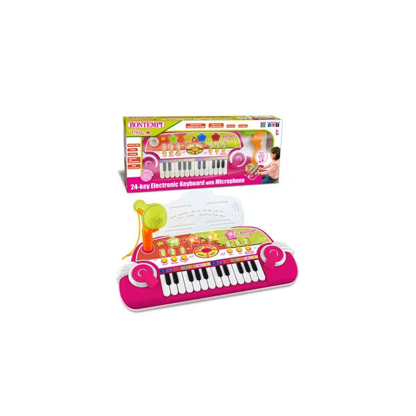 Bontempi Piano électronique rose-vert