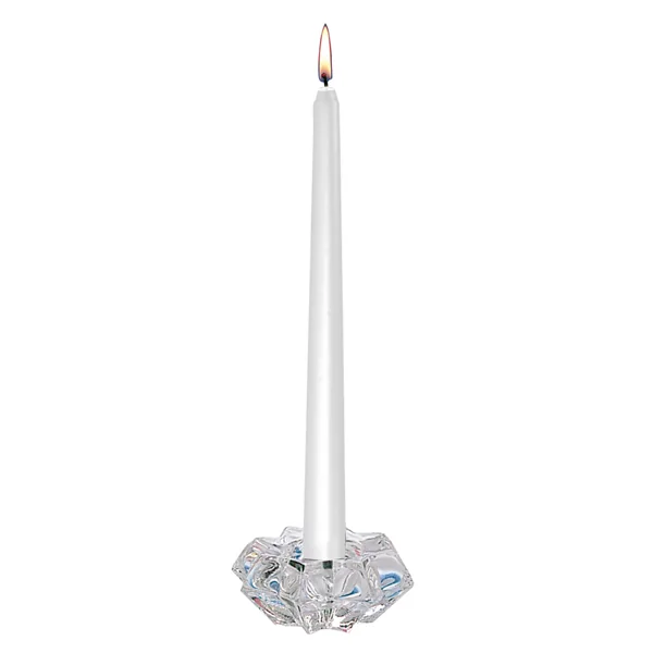 BOUGIES CONIQUES Ø 2,3x25 CM ARGENTE CIRE (12 UNITÉ) - Garcia de Pou