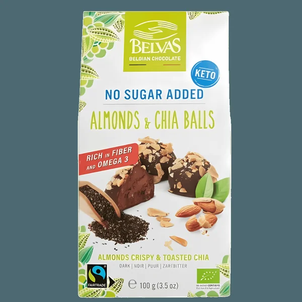 Boules Chocolat Noir Amande Sans Sucre