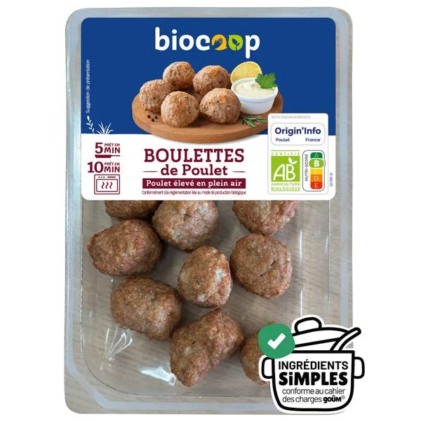 Boulettes de poulet 180g