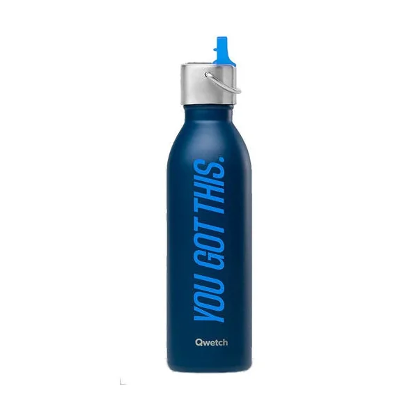 Bouteille iso inox bleu nuit You got this 600ml