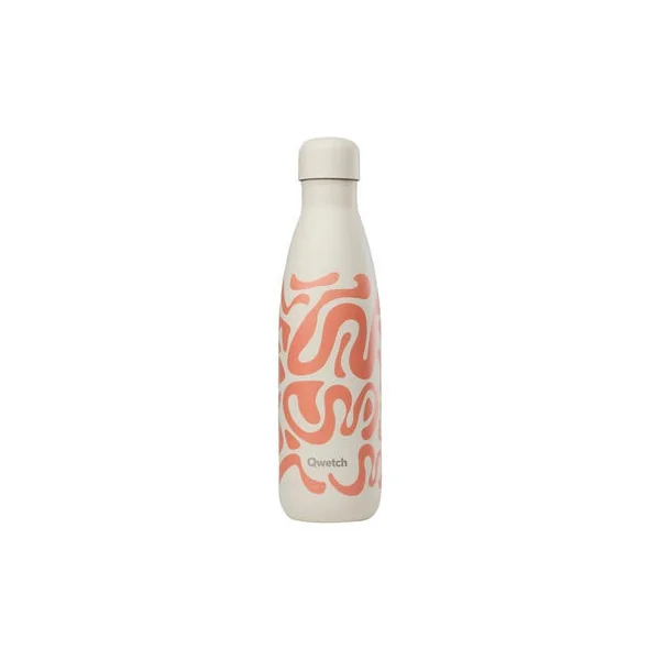 Bouteille iso inox bleu Waves 500ml