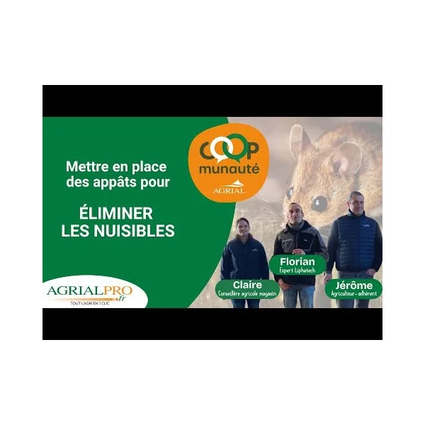 Boîte d'appâtage pour rats et souris 23cm avec clé LUCIFER