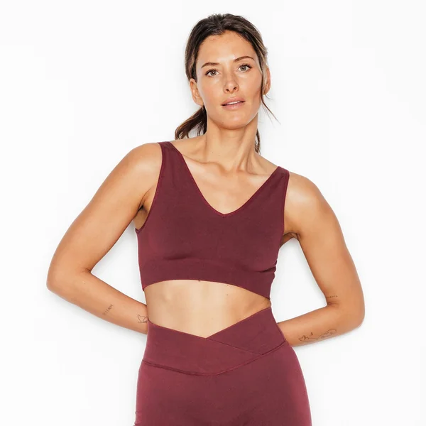 BRASSIERE REVERSIBLE BORDEAUX