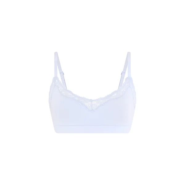 Brassière en microfibre et dentelle