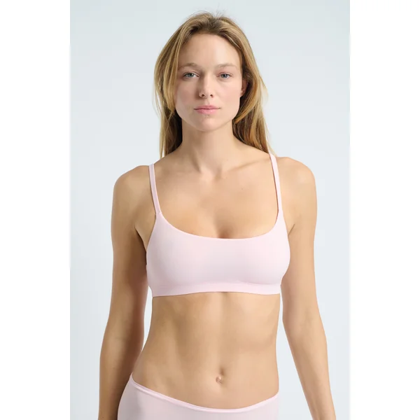 Brassière sans armatures en microfibre