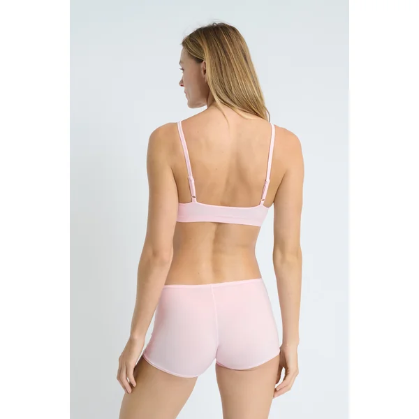 Brassière sans armatures en microfibre