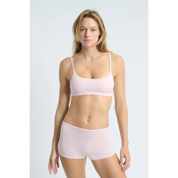 Brassière sans armatures en microfibre