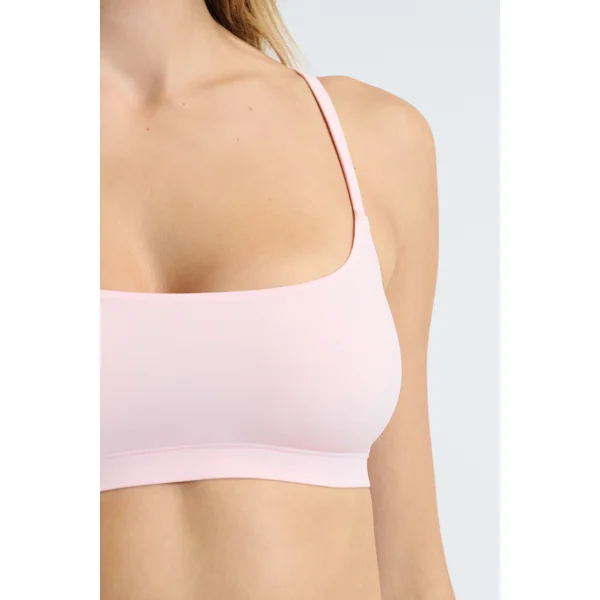 Brassière sans armatures en microfibre