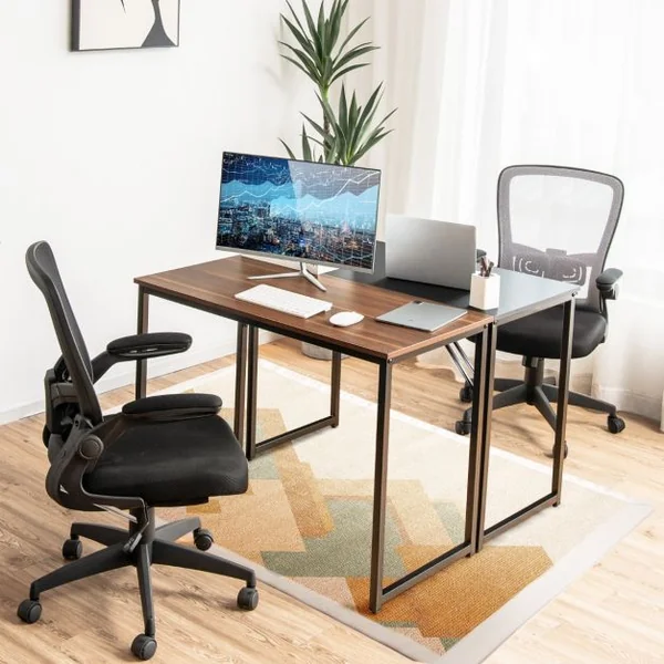 Bureau Informatique Grande Surface de100 x 50 cm Cadre Robuste en Encier pour Bureau Domicile etc Café