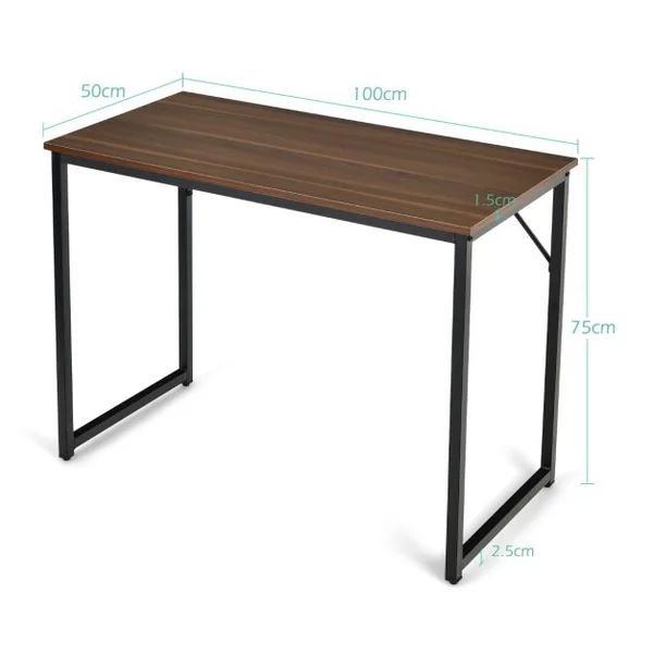 Bureau Informatique Grande Surface de100 x 50 cm Cadre Robuste en Encier pour Bureau Domicile etc Café