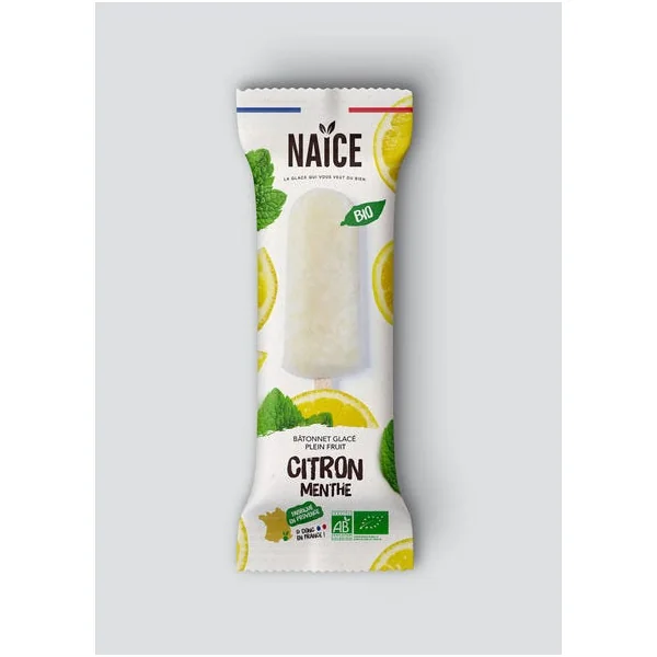 Bâtonnet sorbet citron menthe fraiche 65g