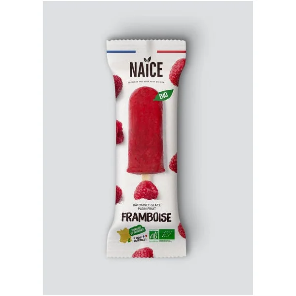 Bâtonnet sorbet framboise 65g