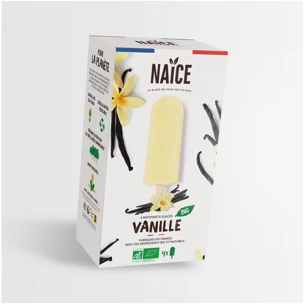 Bâtonnets Cr glacée vanille (4) 260g