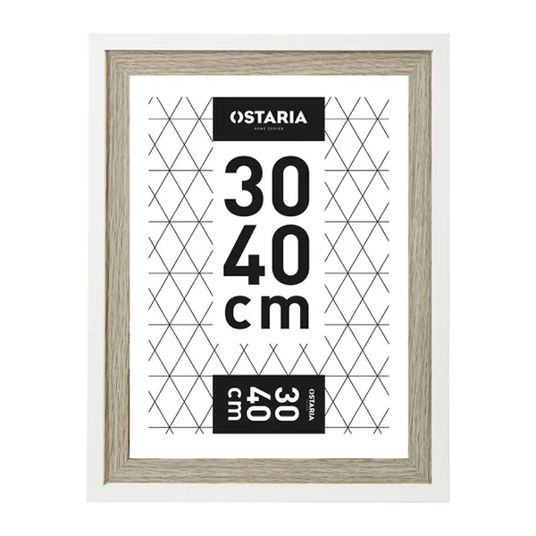 Cadre photo CALI bois foncé 30x40cm