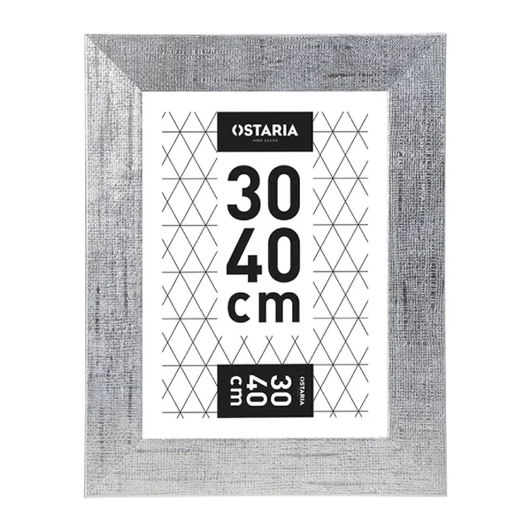 Cadre photo MILAN argent 30x40cm