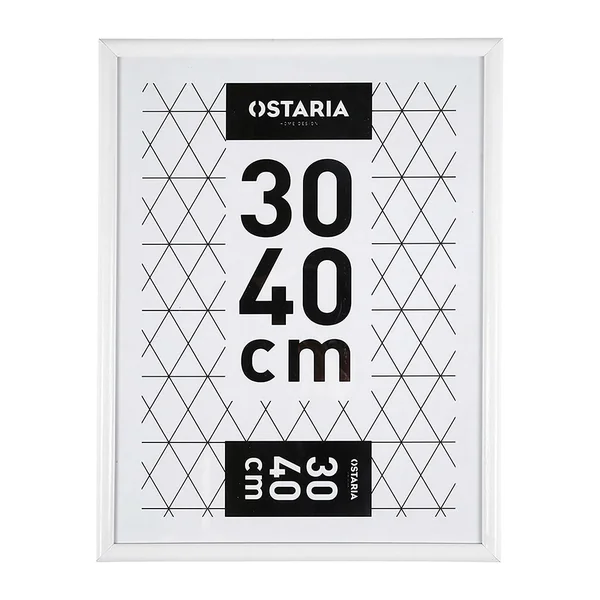 Cadre photo ONYX blanc 30x40cm