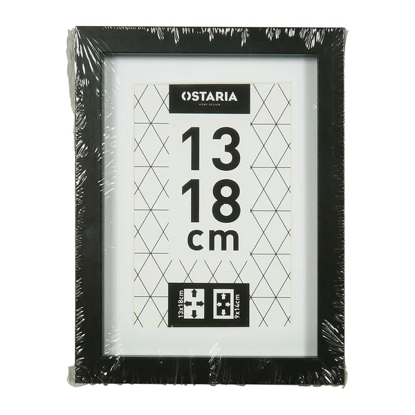 Cadre photo RITA noir 13x18cm