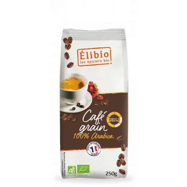 Cafe arabica grains 250gr