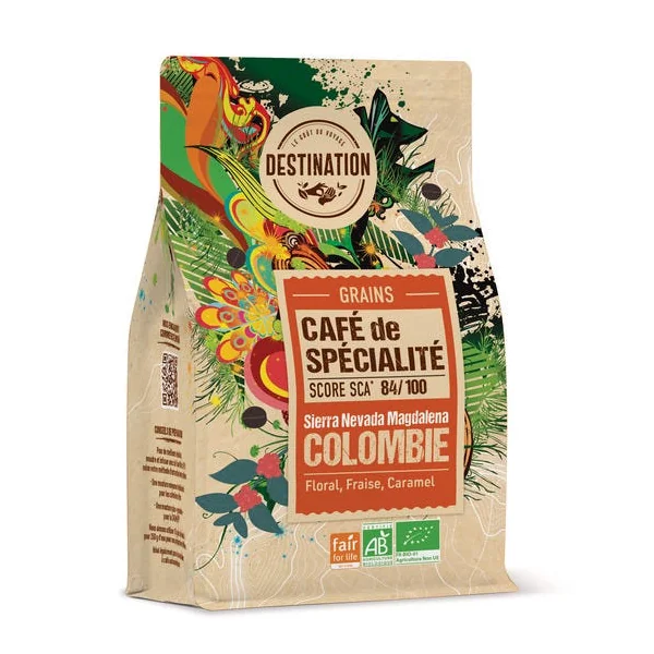 Café de spécialité Colombie grain 180g
