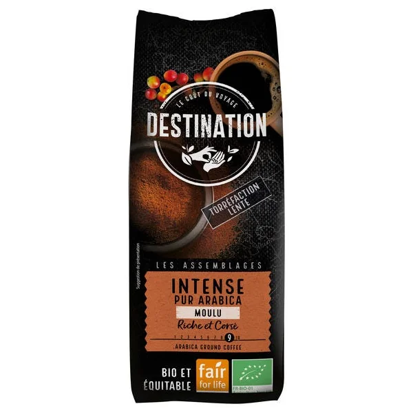 Café intense pur arabica moulu 250g