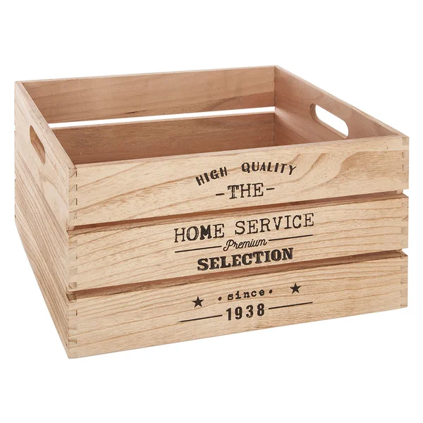 Caisse FACTORY bois 37x20x27cm