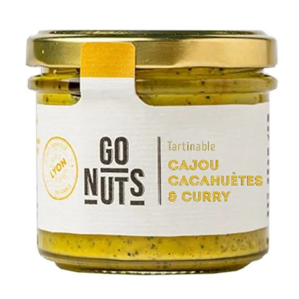 Cajou cacahuètes & curry à tartiner ou cuisiner 100g