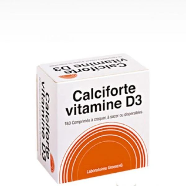 Calciforte Vitamine D3, 60 comprimés à croquer