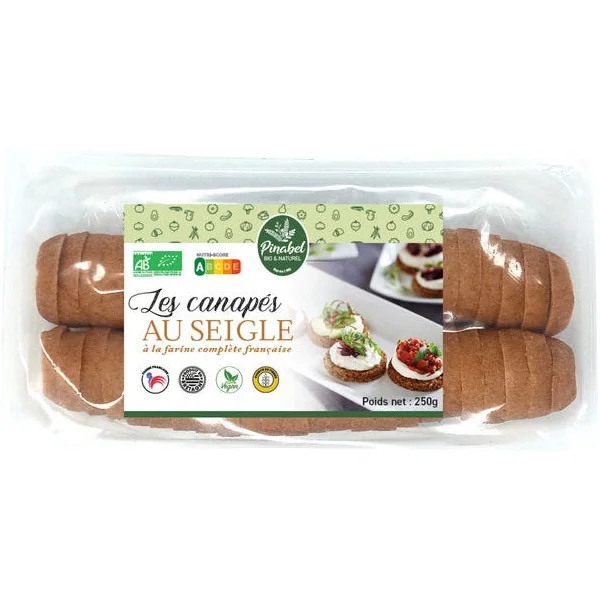 Canapés au seigle 250g