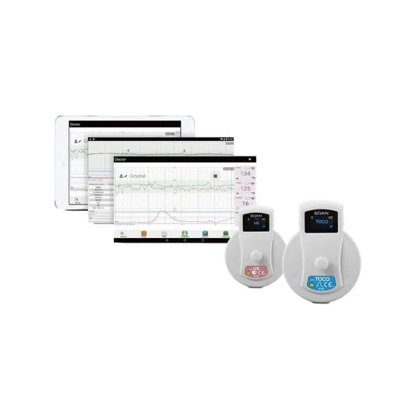 Cardiotocographe Edan FTS6 Mobile avec tablette + VCT